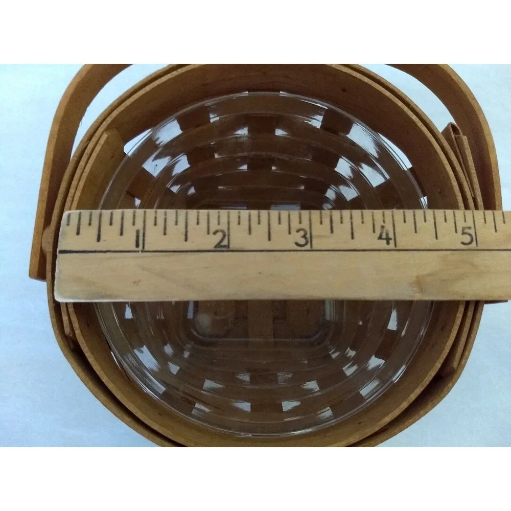 LONGABERGER‎ Swing Handle 2005 Dresden Basket with Protective Liner SIGNED